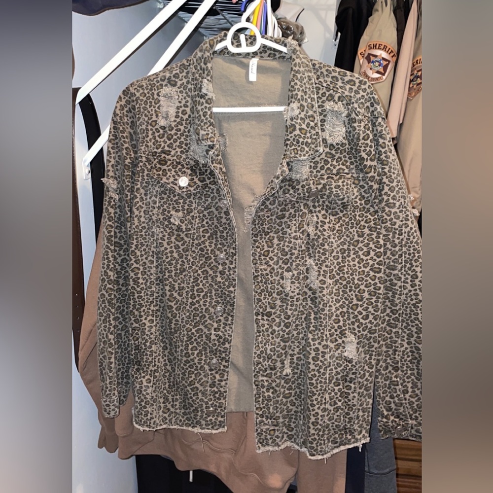 Distressed Jean Jacket